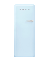 Smeg 9,22 pés cúbicos Geladeira com freezer, azul pastel