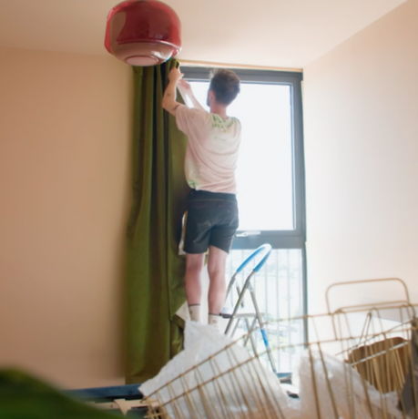 mestres de design de interiores com cortinas de alan carr richard