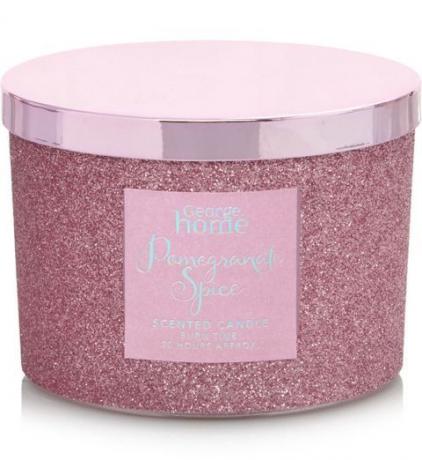 George Home Glitter Vela Multiwick - Especiaria de Romã £ 7