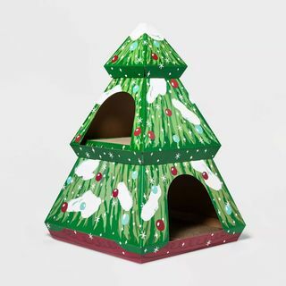 Holiday Tree Cat House