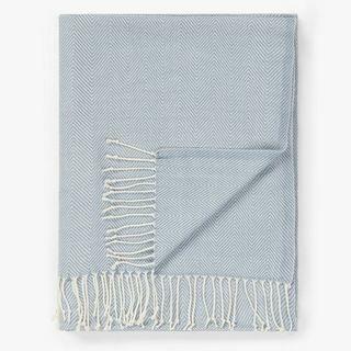 ANYDAY Herringbone Throw, Azul