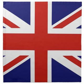 guardanapo de bandeira britânica