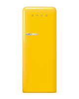 Smeg 9,22 pés cúbicos Geladeira com freezer, amarela