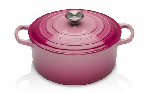 Caçarola redonda com assinatura de ferro fundido Le Creuset, em edição limitada Berry