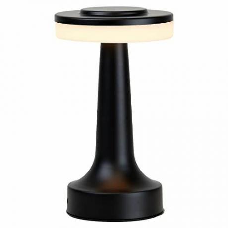 Candeeiro de mesa LED portátil O'Bright (preto fosco)