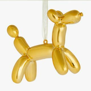 Bauble Pop Art Balloon Dog, Dourado