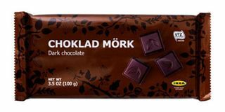 choklad mork recordação ikea