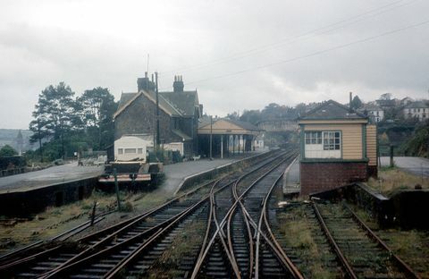 estação ferroviária tavistock north, fotografada em 14 de janeiro de 1970