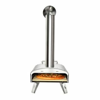 Forno de pizza a lenha de aço inoxidável