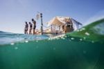 Airbnb sobre a grande barreira de corais