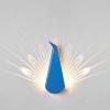 Luzes pop-up de iluminação de pavão são as lâmpadas mágicas inspiradas em livros pop-up