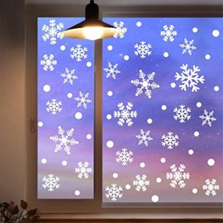 Adesivos de janela de floco de neve de Natal 