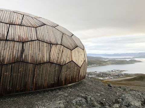 Foto da cabine norueguesa