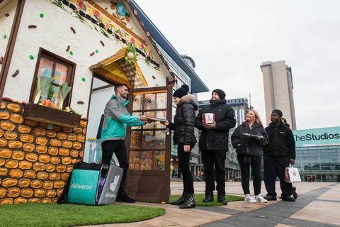 Deliveroo casa comestível foto