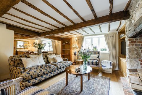 Cress Cottage - Sherrington - Warminster - sala de estar - Strutt e Parker