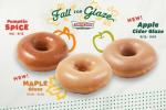 Krispy Kreme está lançando três sabores de donut para o outono e, sim, o tempero de abóbora está voltando