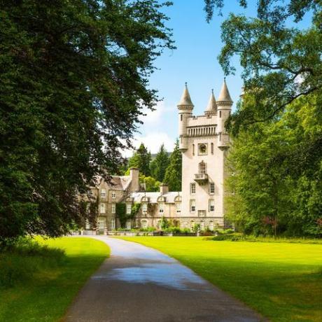 aberdeenshire, escócia, o castelo balmoral, residência de verão da família real britânica