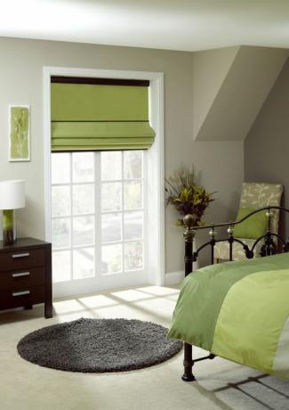 Quarto verde com chita: Apollo Quarto verde com chita Roman Blind