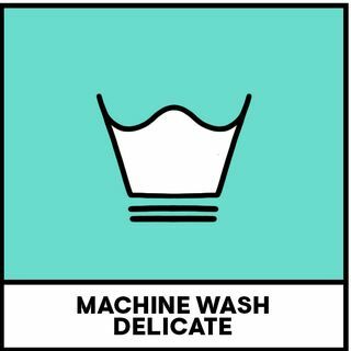símbolo de lavanderia de lavagem delicada