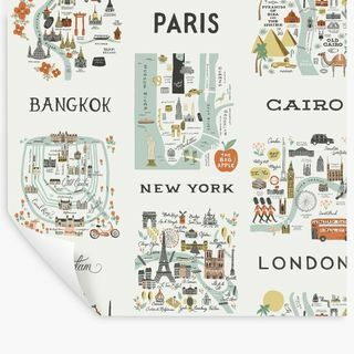 Papel de parede de mapas da cidade