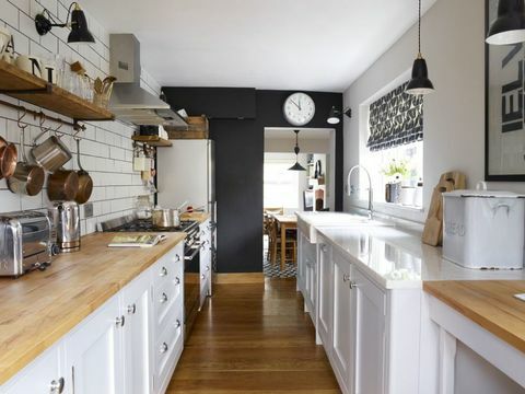 Renovação da cozinha da cozinha da casa de estilo vitoriano